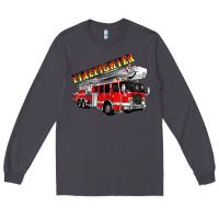 Smoke firefighter fire truck Long Sleeve Tee - Artiststas