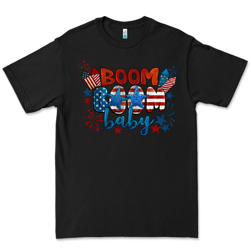 Boom Boom Baby 4th Of July Premium Tee by BarkalooDesign | Teevron