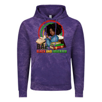 Cloud Purple Bae black and educated Vintage Hoodie - Zillion Design Studio