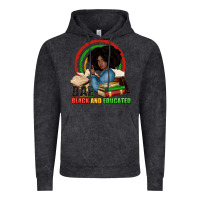 Vintage Black Bae black and educated Vintage Hoodie - Zillion Design Studio