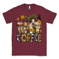 Burgundy cows and coffee cups Classic Tee - Jasminsmagicworld