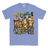 Colony Blue cows and coffee cups Classic Tee - Jasminsmagicworld