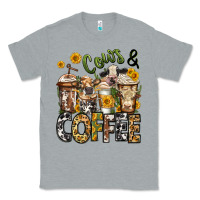 Heather Grey cows and coffee cups Classic Tee - Jasminsmagicworld