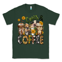 Sports Green cows and coffee cups Classic Tee - Jasminsmagicworld