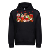 Foreset Green Christmas coffee cups Urban Hoodie - texasbilliewilder