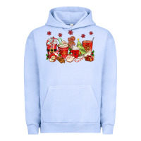 Pigment Grape Ice Christmas coffee cups Urban Hoodie - texasbilliewilder