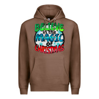 Chestnut believe in the magic of christmas Premium Hoodie - BarkalooDesign