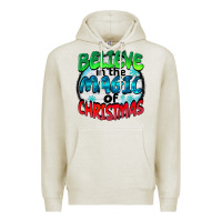 Oatmeal Heather believe in the magic of christmas Premium Hoodie - BarkalooDesign