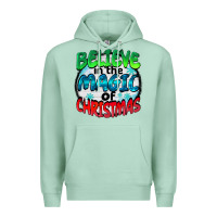 Seafoam believe in the magic of christmas Premium Hoodie - BarkalooDesign