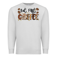 Dove Grey but first coffee Premium Sweatshirt - MaliasSmallBusiness