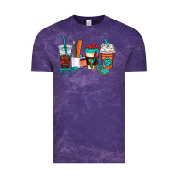 Cloud Purple math teacher coffee cups Vintage Tee - AdoDesignShop