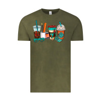 Vintage Olive math teacher coffee cups Vintage Tee - AdoDesignShop