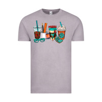 Vintage Zinc math teacher coffee cups Vintage Tee - AdoDesignShop