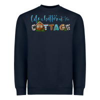 Navy life is better at the cottage Heavyweight Sweatshirt - HRA Design Shop