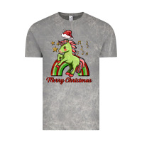Merry Christmas Unicorn Vintage Tee | Teevron