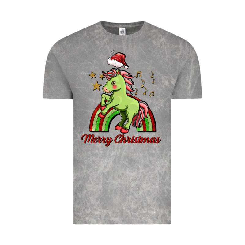Merry Christmas Unicorn Vintage Tee by FaDigitalArtStudio | Teevron