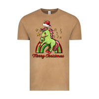 Vintage Camel merry christmas unicorn Vintage Tee - FaDigitalArtStudio