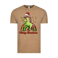 Vintage Coffee merry christmas unicorn Vintage Tee - FaDigitalArtStudio