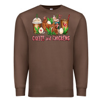 Chestnut chicken   coffee cups Premium Sweatshirt - MaliasSmallBusiness
