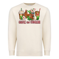 Sandshell chicken   coffee cups Premium Sweatshirt - MaliasSmallBusiness