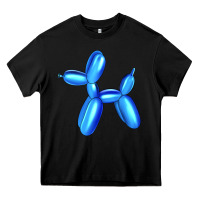 Black Blue Dog Balloon Heavy Core Tee - Artiststas