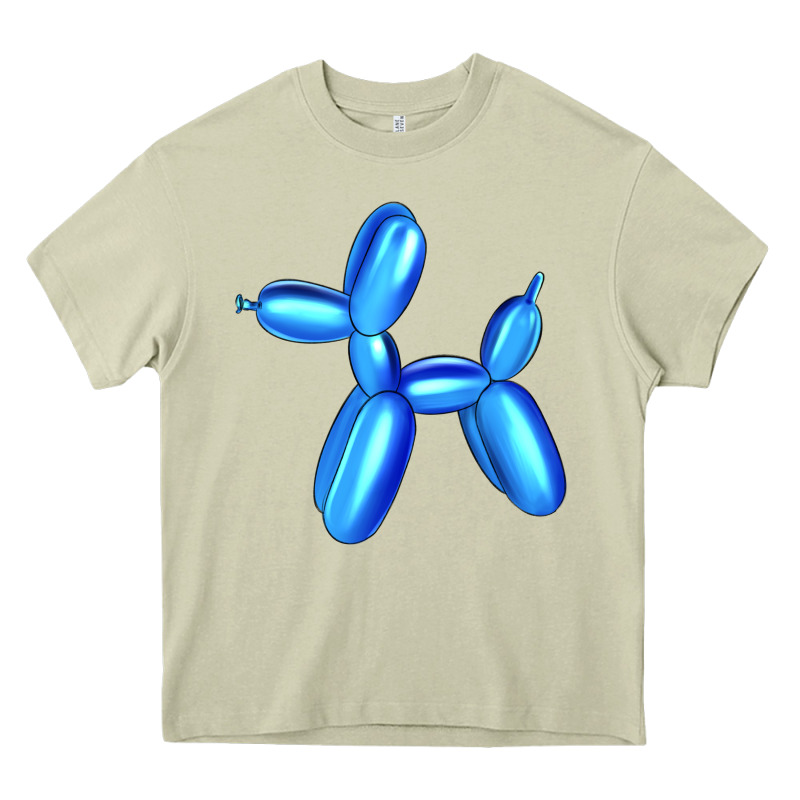 Blue Dog Balloon Heavy Core Tee by Artiststas | Teevron