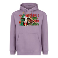 Lavender cowbells ring are you listening Heavyweight Hoodie - MaliasSmallBusiness