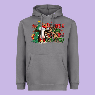 Cowbells Ring Are You Listening Heavyweight Hoodie Designed By Maliassmallbusiness