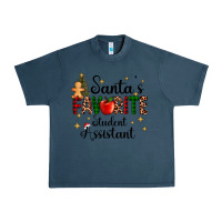 Midnight Navy santa's favorite student assistant Urban Heavy Tee - AdoDesignShop