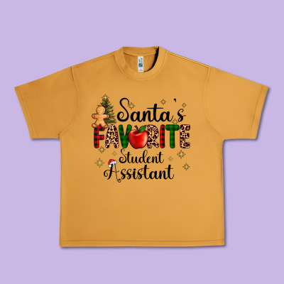 Santa's Favorite Student Assistant Urban Heavy Tee Designed By Adodesignshop