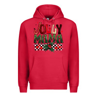 Cardinal Christmas jolly mama Premium Hoodie - BarkalooDesign