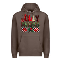Coffee Christmas jolly mama Premium Hoodie - BarkalooDesign