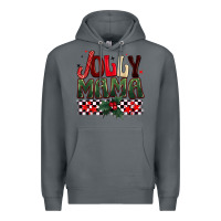 Rock Christmas jolly mama Premium Hoodie - BarkalooDesign