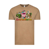Vintage Coffee mexican día de los muertos coffee cups Vintage Tee - FaDigitalArtStudio