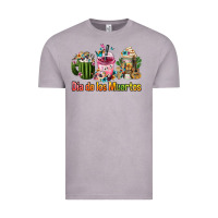 Vintage Zinc mexican día de los muertos coffee cups Vintage Tee - FaDigitalArtStudio