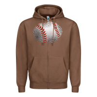 Chestnut leopard baseball patch Zipper Hoodie - Jasminsmagicworld