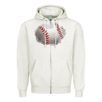Oatmeal Heather leopard baseball patch Zipper Hoodie - Jasminsmagicworld