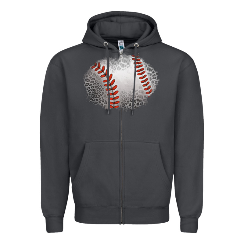 Leopard Baseball Patch Zipper Hoodie by Jasminsmagicworld | Teevron