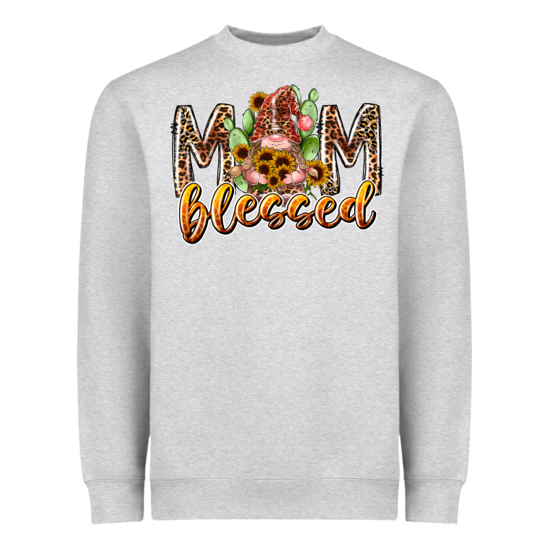 Mom Blessed Heavyweight Sweatshirt by RacoonDesign | Teevron