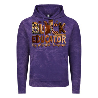 Cloud Purple Black educator by popular demand Vintage Hoodie - Zillion Design Studio