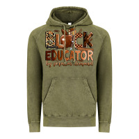 Vintage Olive Black educator by popular demand Vintage Hoodie - Zillion Design Studio