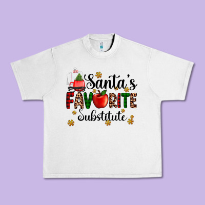 Santa's Favorite Substitute Urban Heavy Tee Designed By Adodesignshop