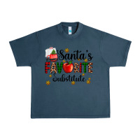 Midnight Navy santa's favorite substitute Urban Heavy Tee - AdoDesignShop