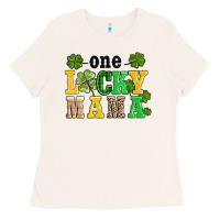 Bone one lucky mama Ladies Tee - AdoDesignShop