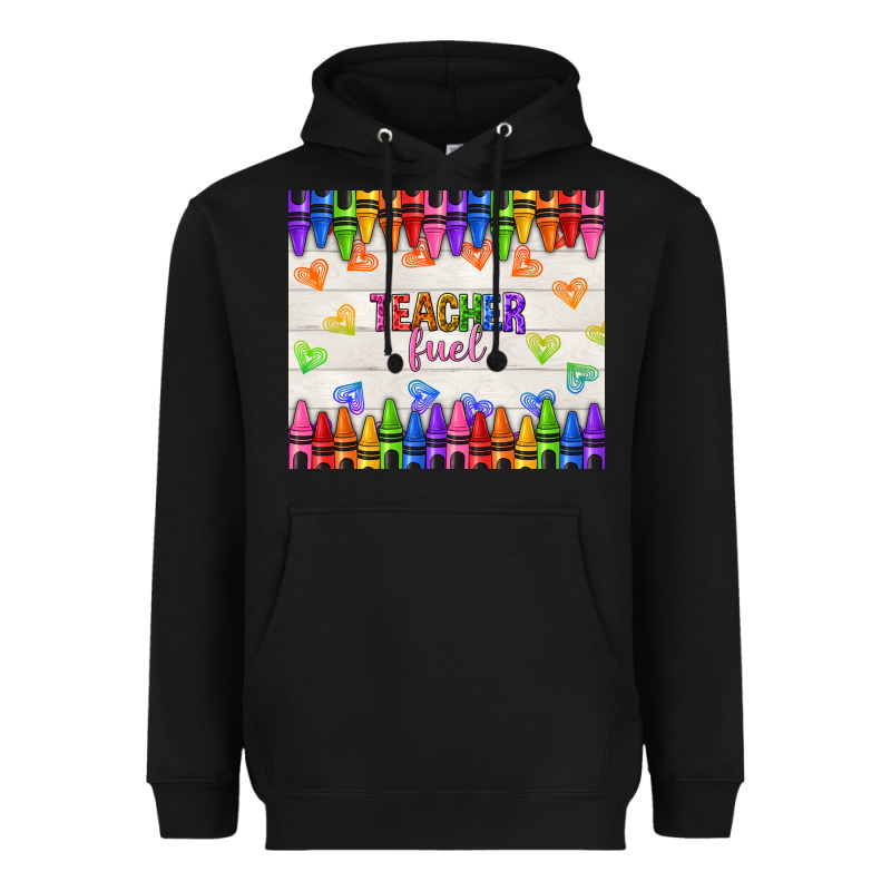Teacher Fuel Heavyweight Hoodie by NancyCooperArtShop | Teevron