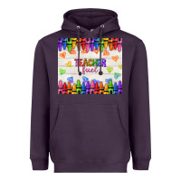 Plum teacher fuel Heavyweight Hoodie - NancyCooperArtShop
