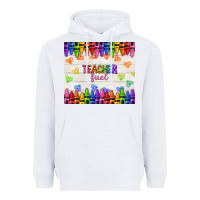 White teacher fuel Heavyweight Hoodie - NancyCooperArtShop