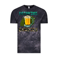 Cloud Black drinking buddies with beer Vintage Tee - HRA Design Shop