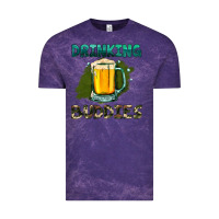 Cloud Purple drinking buddies with beer Vintage Tee - HRA Design Shop