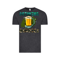 Vintage Black drinking buddies with beer Vintage Tee - HRA Design Shop